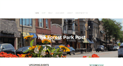 Desktop Screenshot of forestparkpost.com