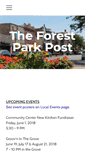 Mobile Screenshot of forestparkpost.com