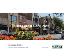 Tablet Screenshot of forestparkpost.com